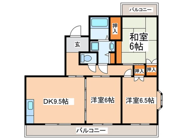 シンフォニアの物件間取画像